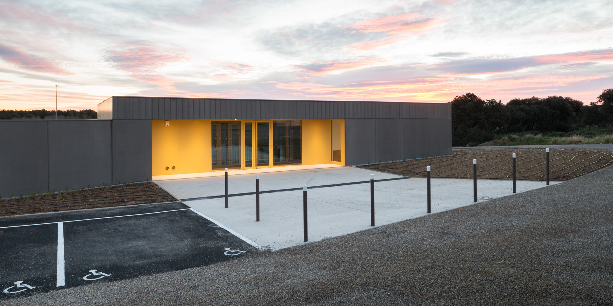 Salle De La Bergerie Fos Sur Mer Salle de sport, Fos-sur-mer, M+N Architecture - Geoffroy Mathieu